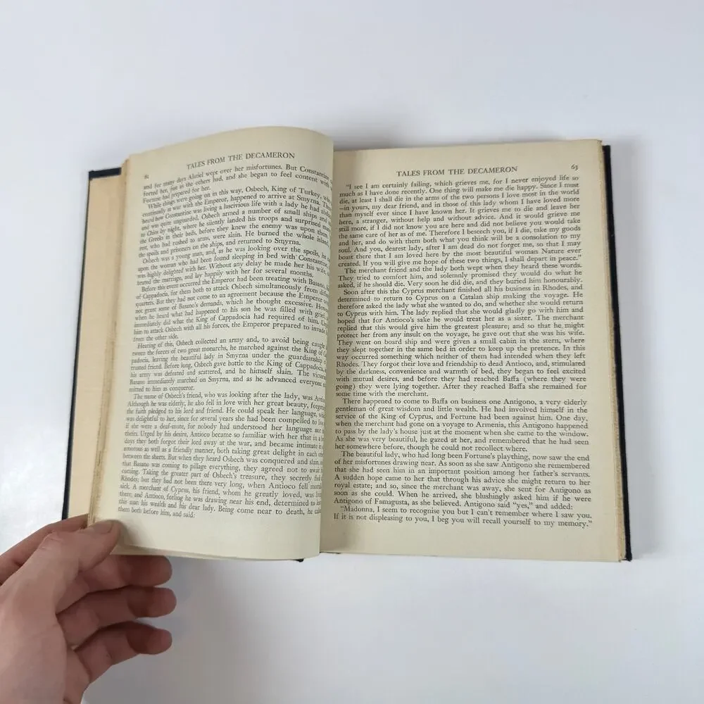 Tales From The Decameron Translated by Richard Aldington 1930 Vintage Book